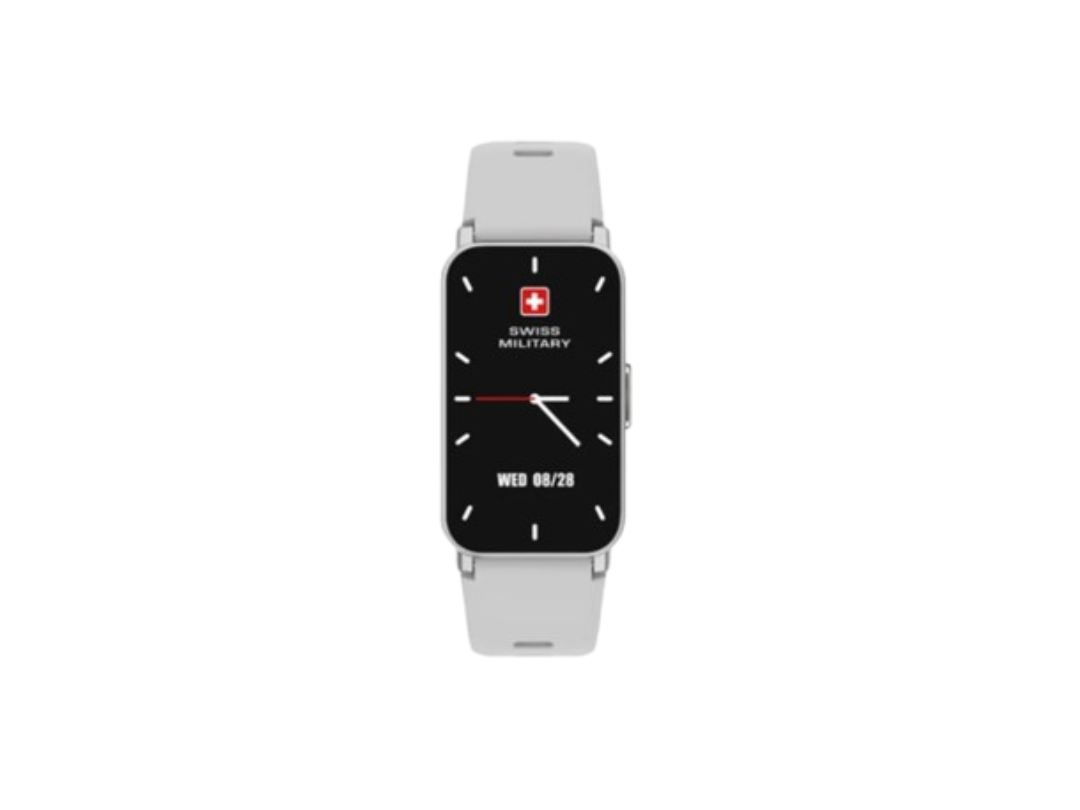 Swiss Military Rhine Smart Band Watch SM-BAND-SILF-WHIS - White