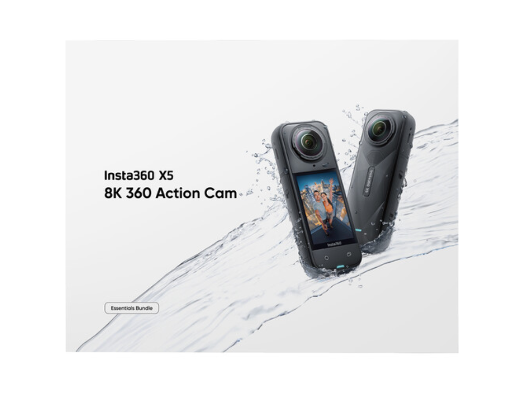 Insta360 X5 360 Action Camera Essentials Bundle