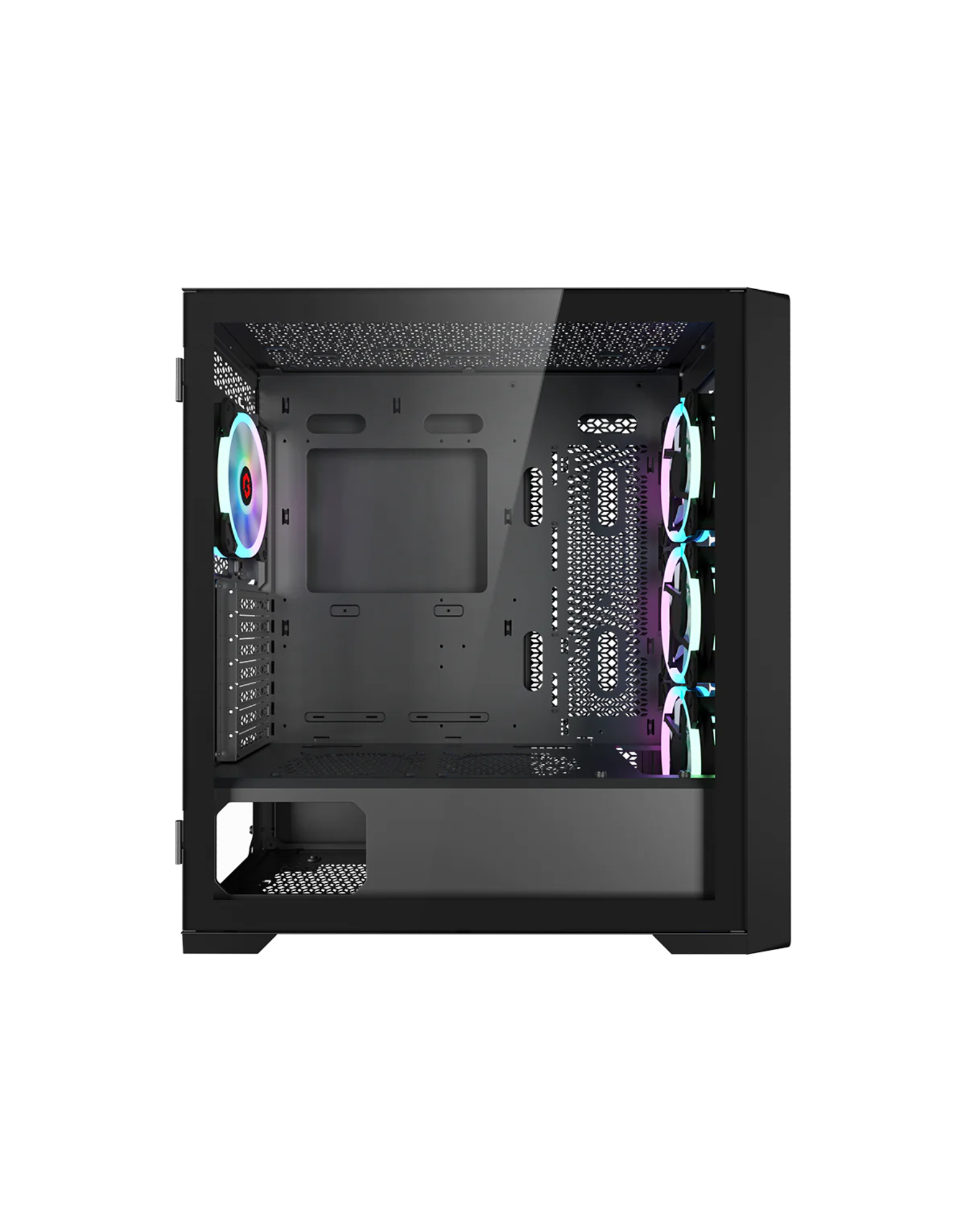 GAMEON Vortex Midnight Series Mid Tower Gaming Case - Black