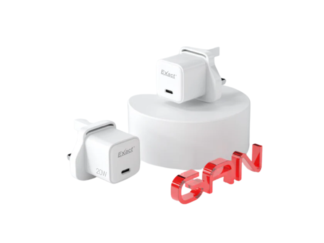 Buy Exact 20W PD GaN Fast Charger with USB-C Cable – EX1211 in Qatar