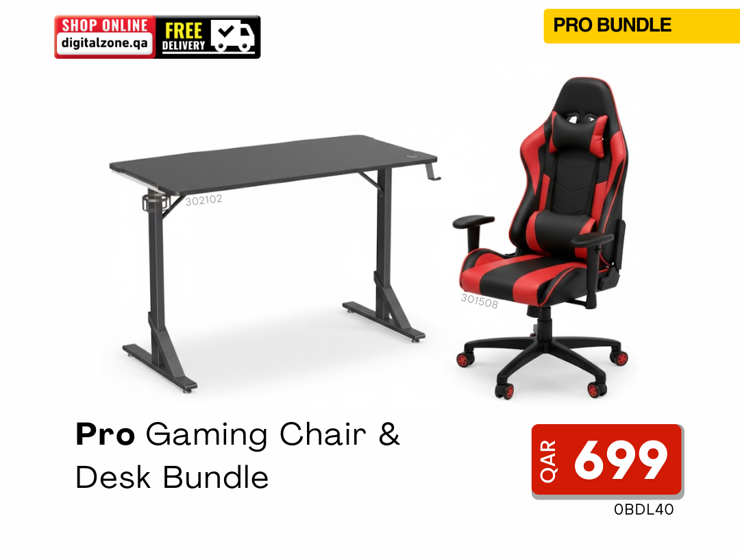Pro Gaming Chair & Desk Bundle
