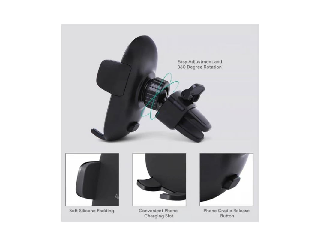 Buy Aukey 360° Car Mobile Holder HDC48-BK in Qatar