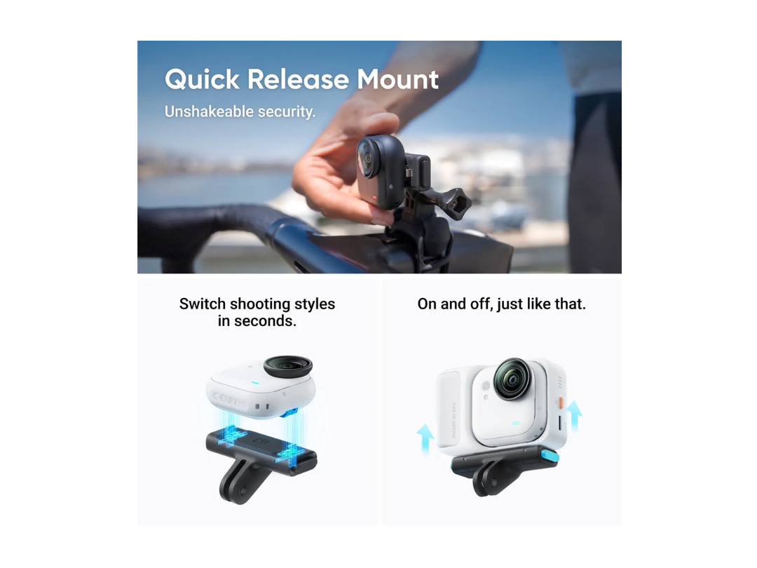 Insta360 GO Ultra Premium Cycling Bundle – 4K Action Cam | Qatar