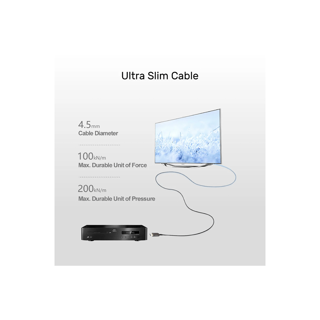 Unitek UltraPro HDMI 2.0 4K 60Hz Fibre Active Optic Cable 30M in Qatar
