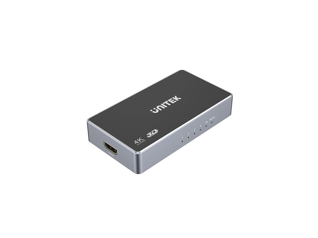 Unitek 4K 30Hz HDMI 1.4 Splitter 1 In 8 Out, Black, 5V2A Power Adapter in Qatar