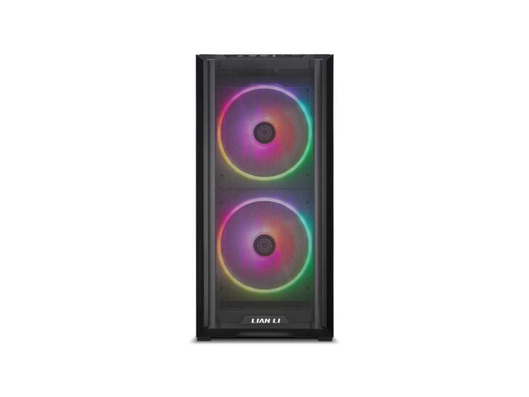 LIAN LI LANCOOL 216 X Black Steel / Tempered Glass ATX Mid Tower Computer Case ,2x 16 cm PWM Fans Included (Non RGB ) LANCOOL 216X LIAN LI LANCOOL 216 X Black Steel / Tempered Glass ATX Mid Tower Computer Case ,2x 16 cm PWM Fans Included (Non RGB ) LANCOOL 216X