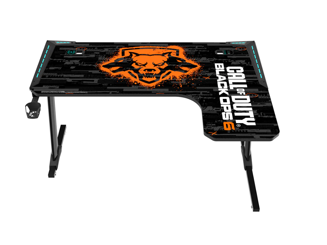 Buy GameOn x CoD RGB Gaming Desk – Raptor-R Edition | in Qatar 