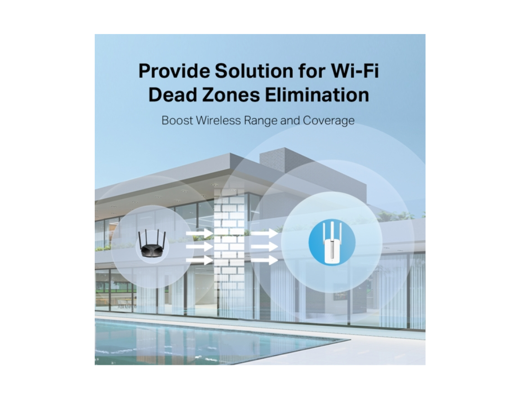 Buy Mercusys MW300RE WiFi Extender – 300Mbps, 2.4GHz, in Qatar