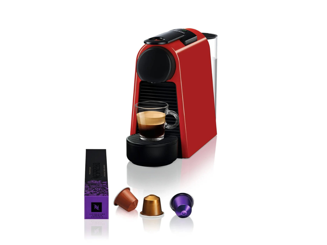 Nespresso Essenza Mini 0.6 L 1310 W Coffee Machine - Red | D30-ME-RE-NE2 | GNN133MCL00147