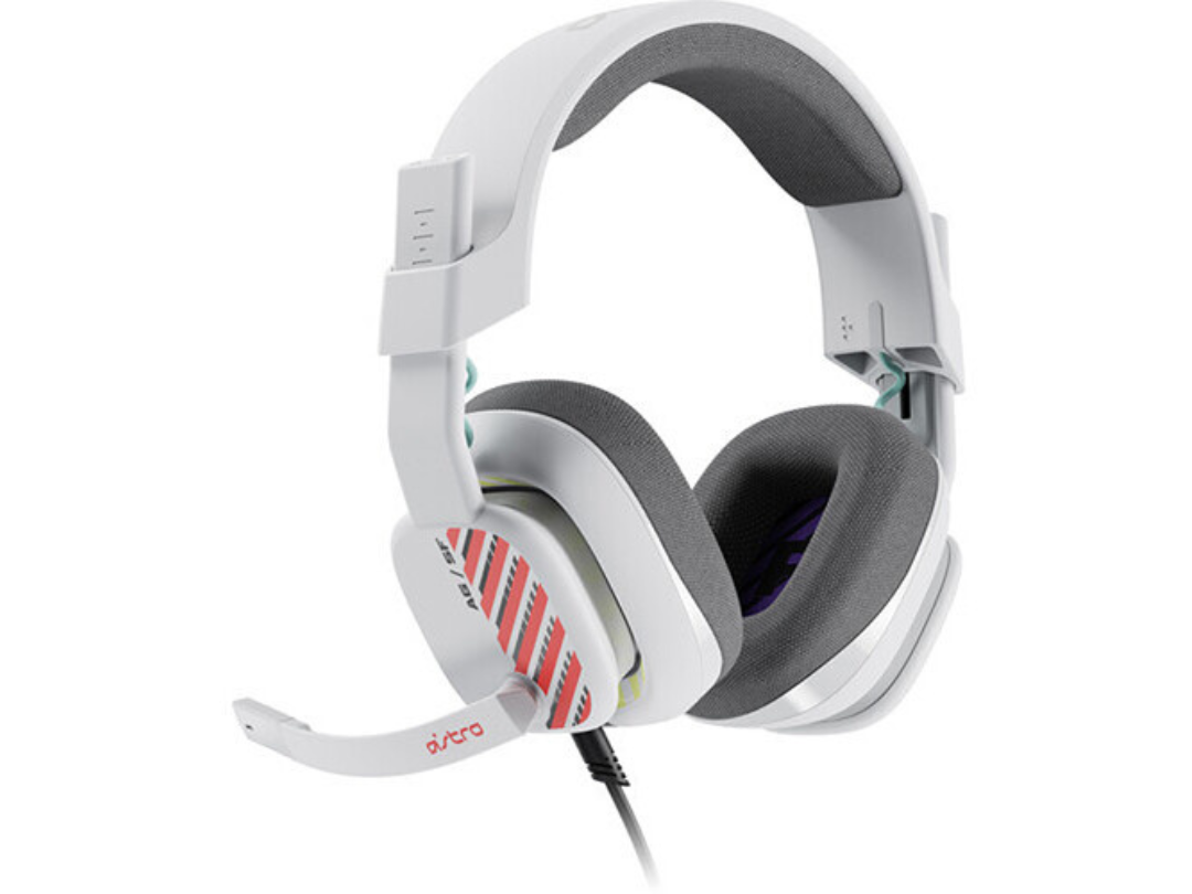 Logitech Astro A10 Gen 2 PlayStation Challenger Wired Gaming Headset, Detachable 3.5mm Cable, White | 939-002062