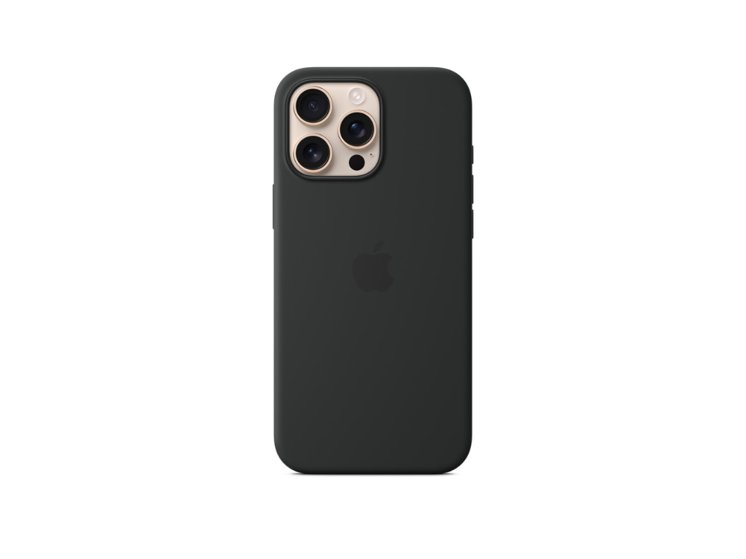 iPhone 16 Pro Max Silicone Case with MagSafe – Black