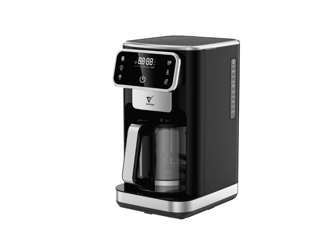 Veetec VEETEEK 12-Cup Coffee Maker 1.8L - Touchscreen, Adjustable Brew ...