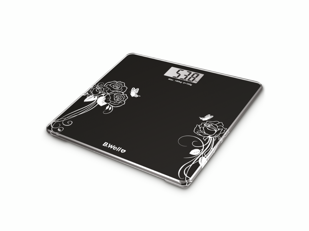 B.Well PRO 165 Personal Electronic Bathroom Weighing Scale