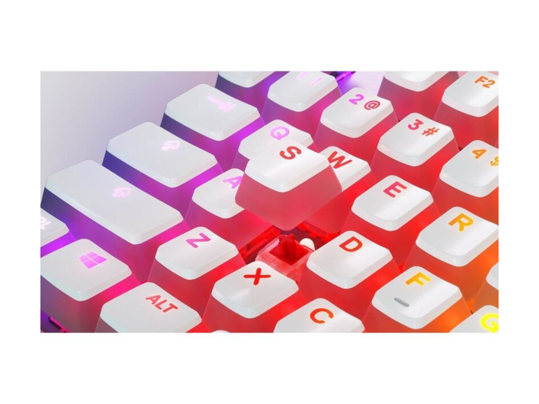 Steelseries Apex 7 TKL Mechanical Gaming Keyboard - Ghost Edition (Red Switch)