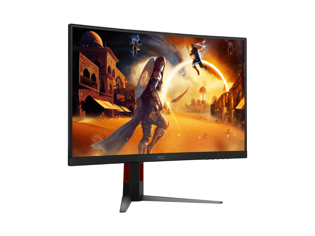 AOC 27-inch QHD Curved Gaming Monitor 180Hz 0.5ms Adaptive Sync