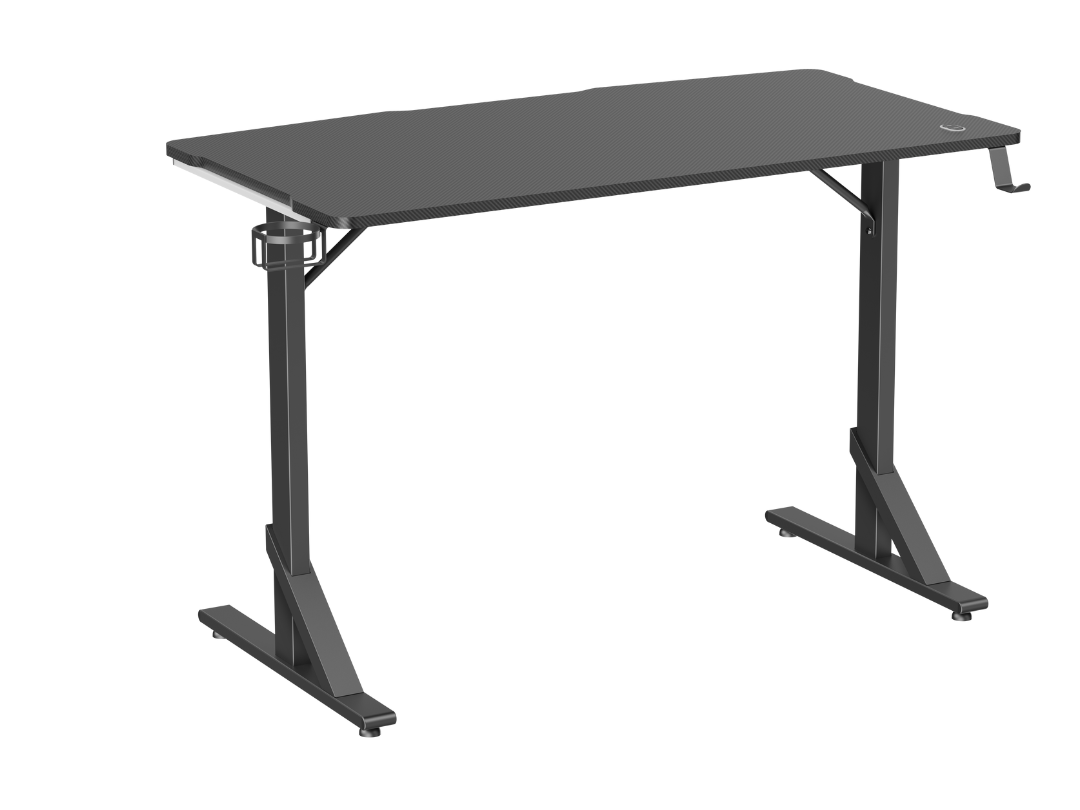 Lumi GMD11E-1 Heavy-Duty RGB Gaming Desk | 100 kg Support | Qatar