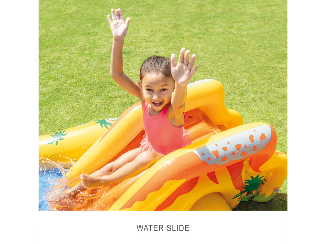 Intex Dinosaur Inflatable Play Center with Slide | For Kids in Qatar
