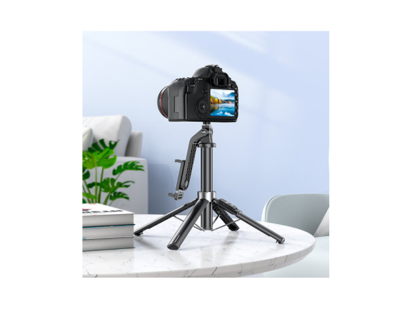 Hoco K21 Tabletop Holder for Live Broadcast – Adjustable, Black