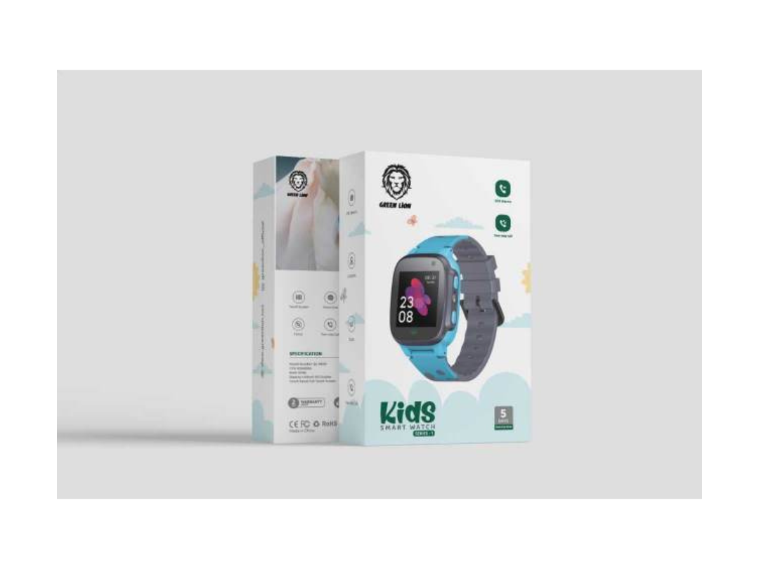 Buy Green Lion Kids Smart Watch Series-1 Blue | in Qatar