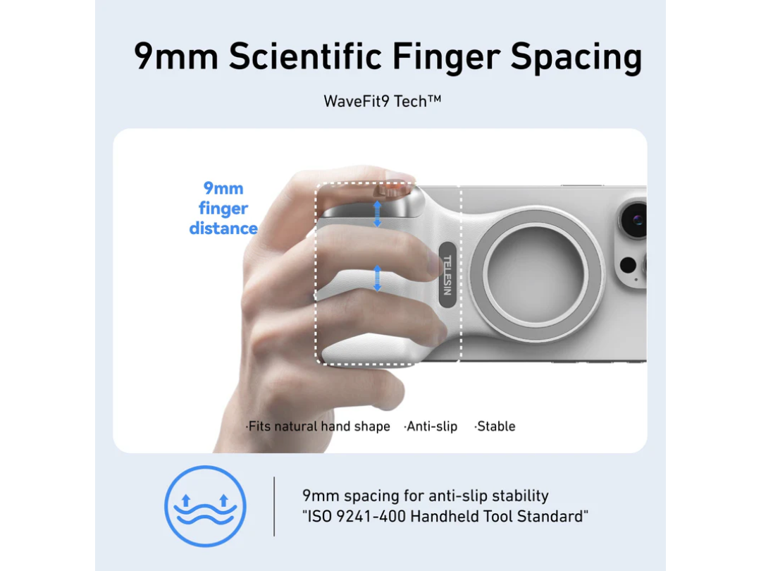 TELESIN Fun Shot Smartphone Magnetic Grip P5-MP-001 | Qatar Delivery