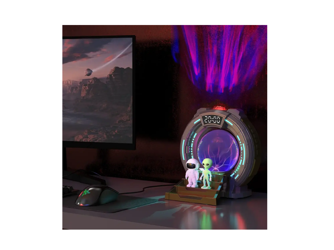 Porodo Lifestyle Stargate Lamp Alien Projection Light – Dark Gray | Qatar
