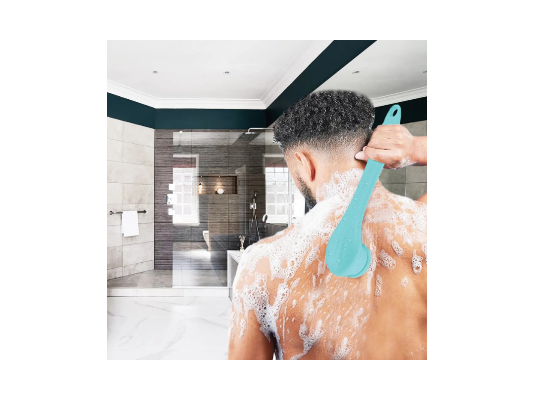 Porodo Lifestyle Electric Body Brush - Blue | Exfoliate & Massage