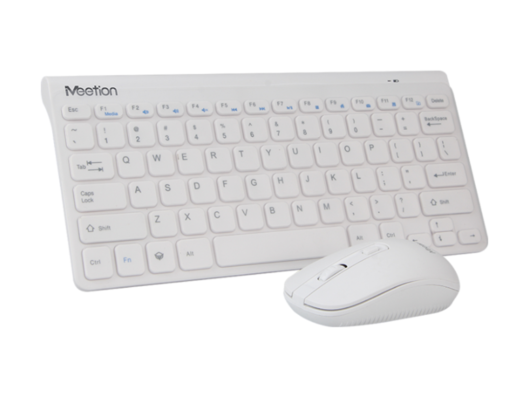 Meetion Mini4000 Wireless Keyboard & Mouse Combo – White | Qatar
