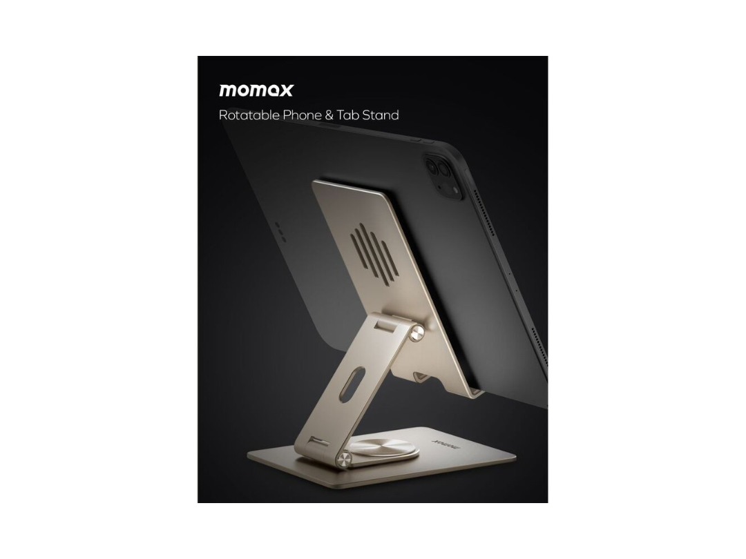 Buy Momax Fold Stand Rotatable Phone & Tablet Stand - Adjustable in Qatar