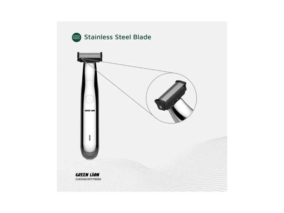 Green Lion One Blade Pro Hair Trimmer - Black - GNONEHRTMRBK