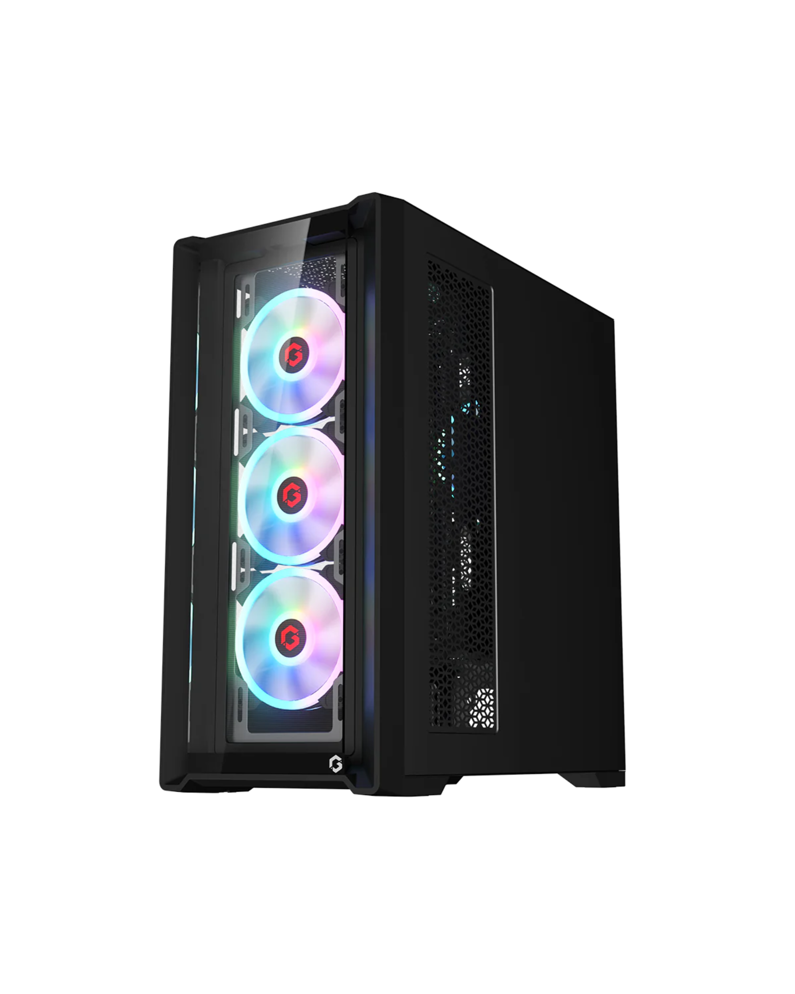 GAMEON Vortex Midnight Series Mid Tower Gaming Case - Black