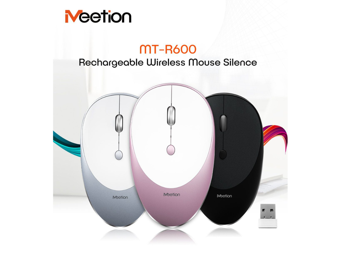 Buy Meetion R600 Slim Wireless Mouse | Rechargeable & Silent | in Qatar
