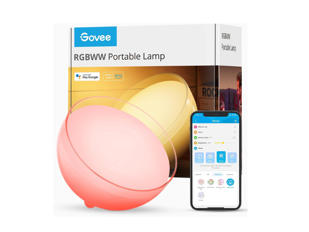 Govee Ambient RGBWW Portable Table Lamp 