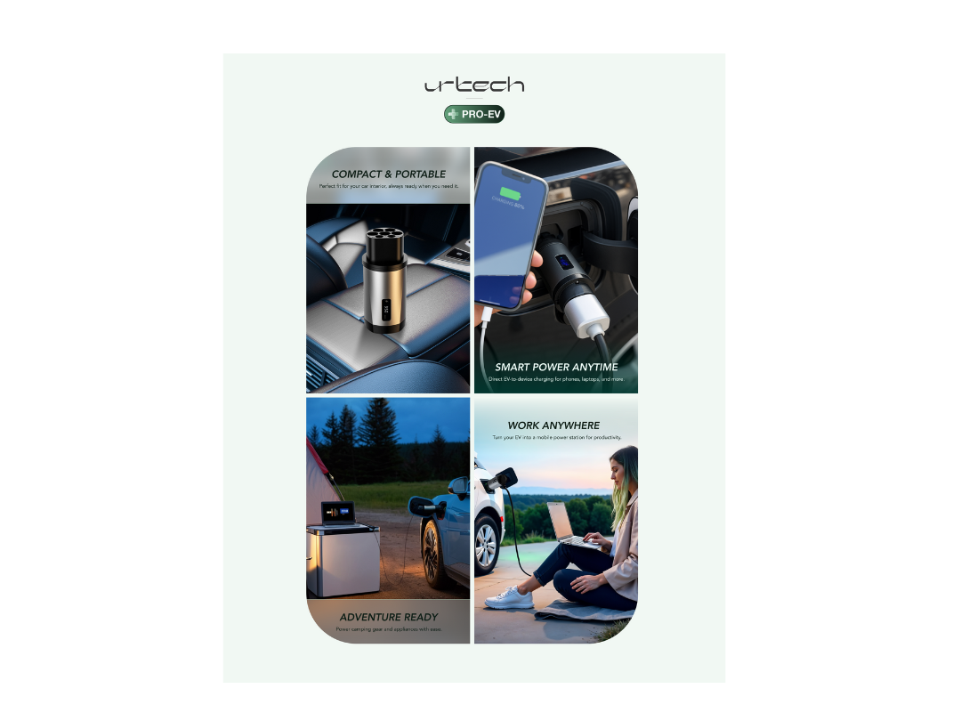 Buy URTECH GB/T V2L Adapter 3.6kW – Mobile EV Power | in Qatar