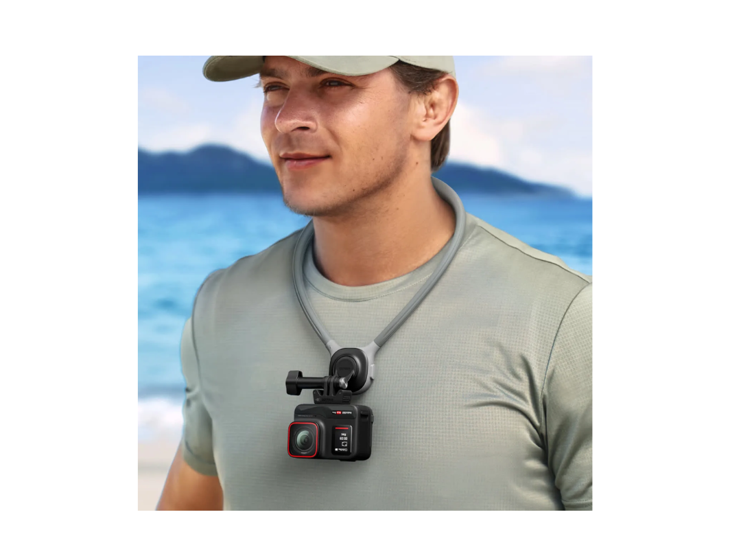 حزام تثبيت الرقبة من إنستا 360 لتصوير فيديوهات POV بدون استخدام اليدين حزام تثبيت الرقبة من إنستا 360 لتصوير فيديوهات POV بدون استخدام اليدين
