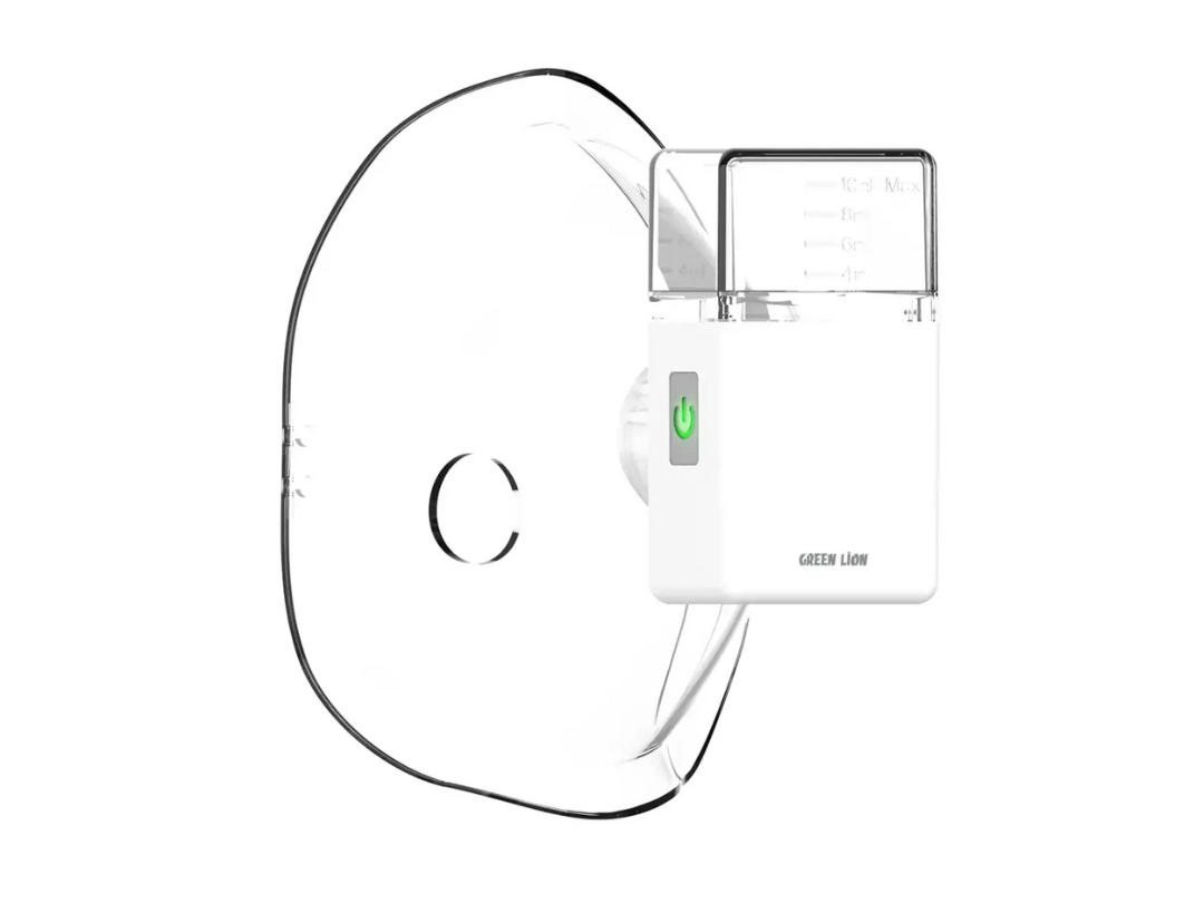 Buy Green Lion Mini Nebulizer – White | Portable Inhaler in Qatar