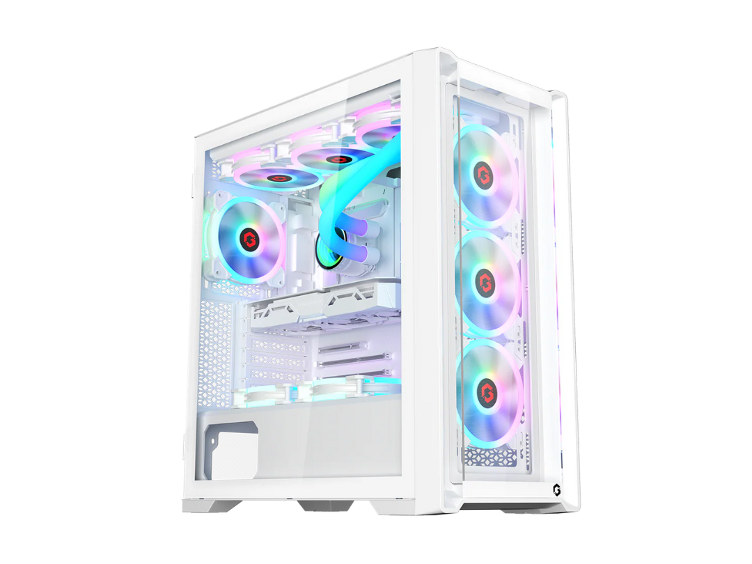 Buy GAMEON Vortex Arctic Mid-Tower Gaming Case – White |in Qatar