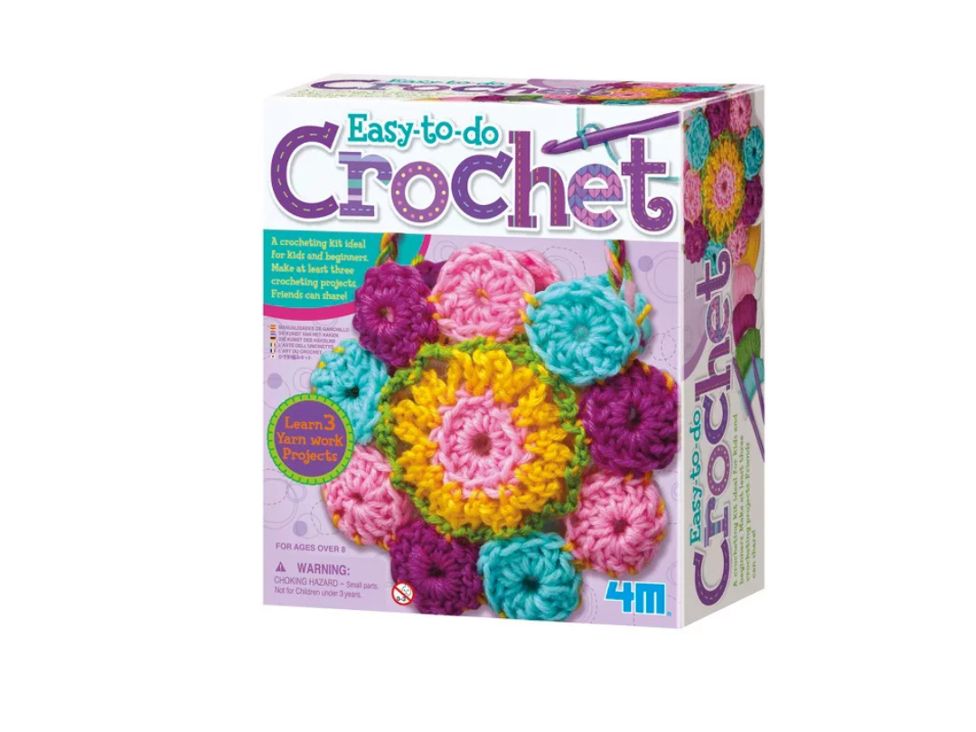 Buy 4M Easy-To-Do Crochet Multicolor Kit - For Ages 8+ in Qatar