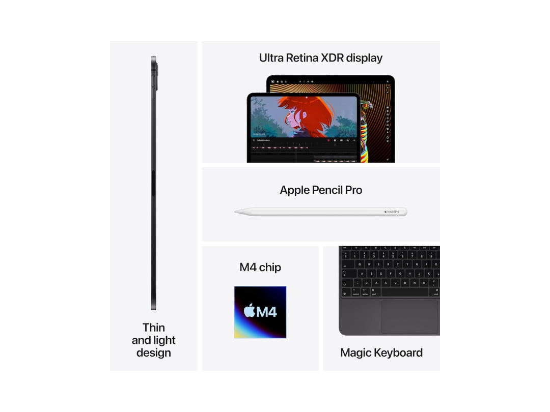 Buy Apple iPad Pro 11″ M4 512GB Wi-Fi – Space Black | in Qatar 