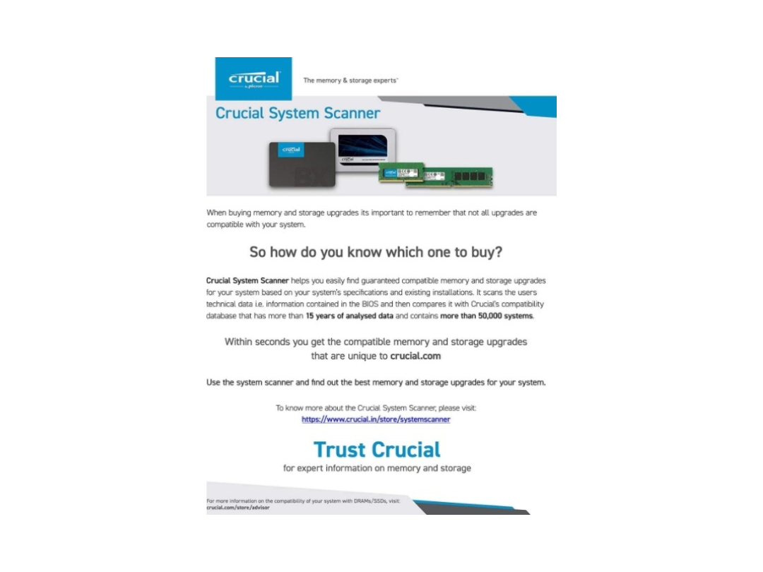 Buy Crucial 16GB DDR4-3200 UDIMM Desktop RAM – CB16GU3200 in Qatar