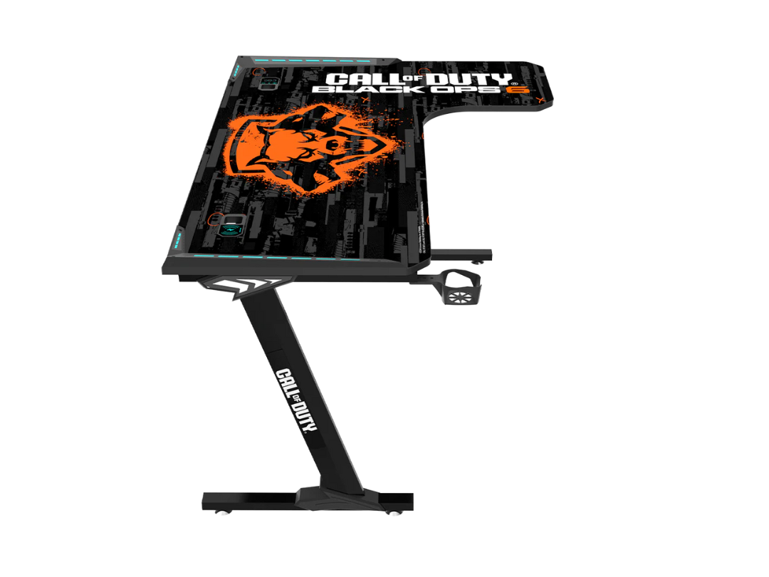 Buy GameOn x CoD RGB Gaming Desk – Raptor-R Edition | in Qatar 