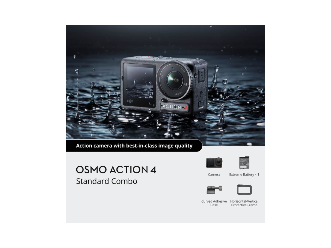 Buy DJI Osmo Action 4 4K Camera – Standard Combo | in Qatar 