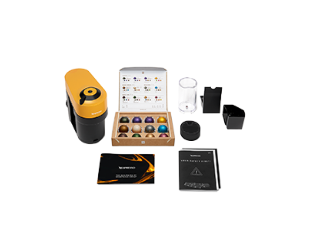 Buy Nespresso Vertuo Pop GDV2 GB Yellow – in Qatar