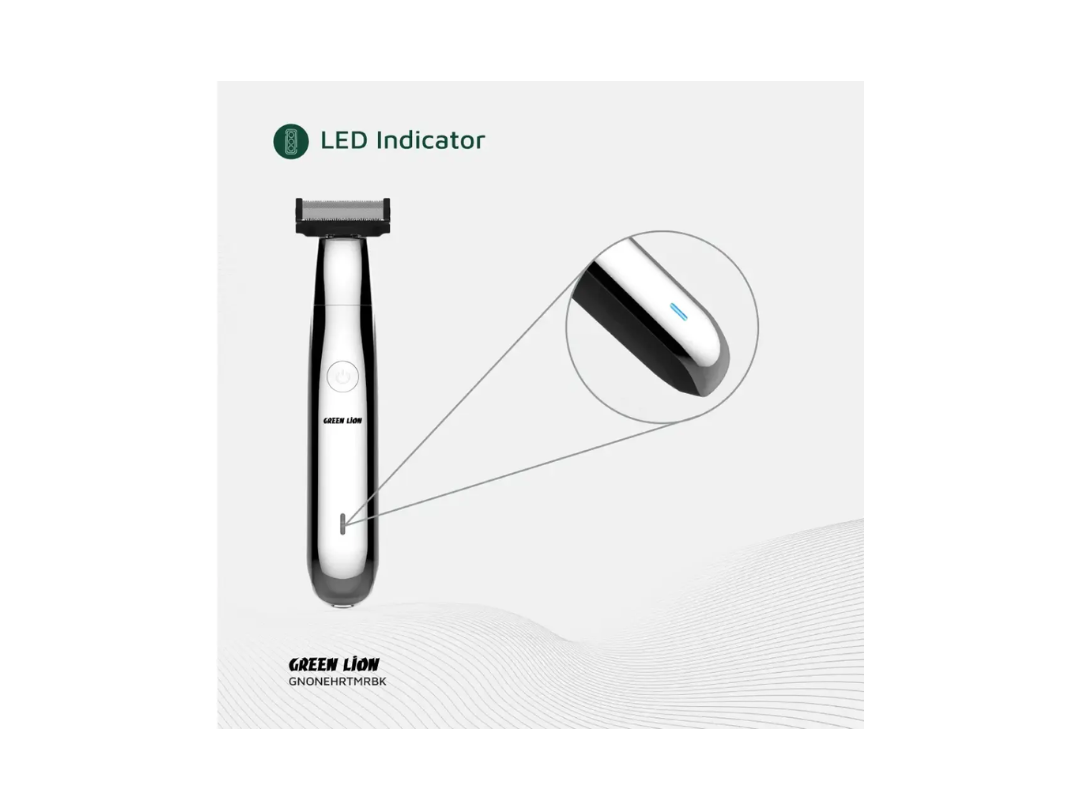 Green Lion One Blade Pro Hair Trimmer - Black - GNONEHRTMRBK
