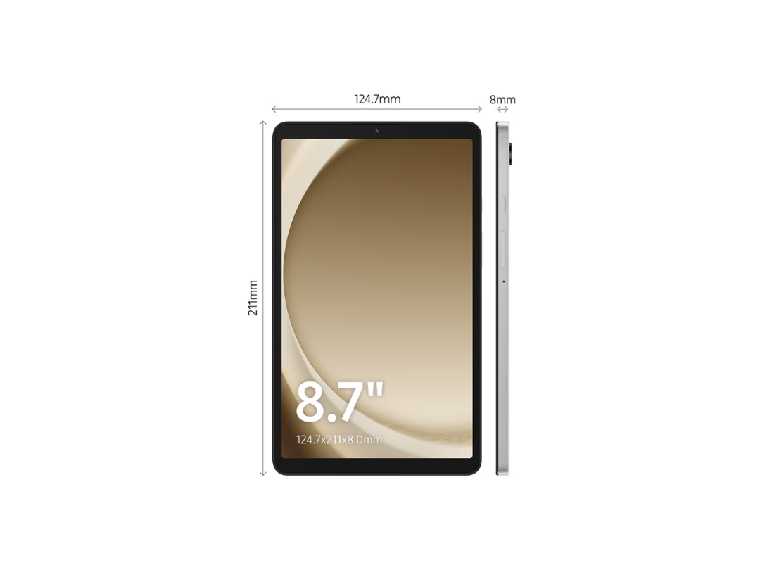 Samsung Galaxy Tab A9 (SM-X110), 64GB 4GB Ram, WiFi - 8.7'' - Silver