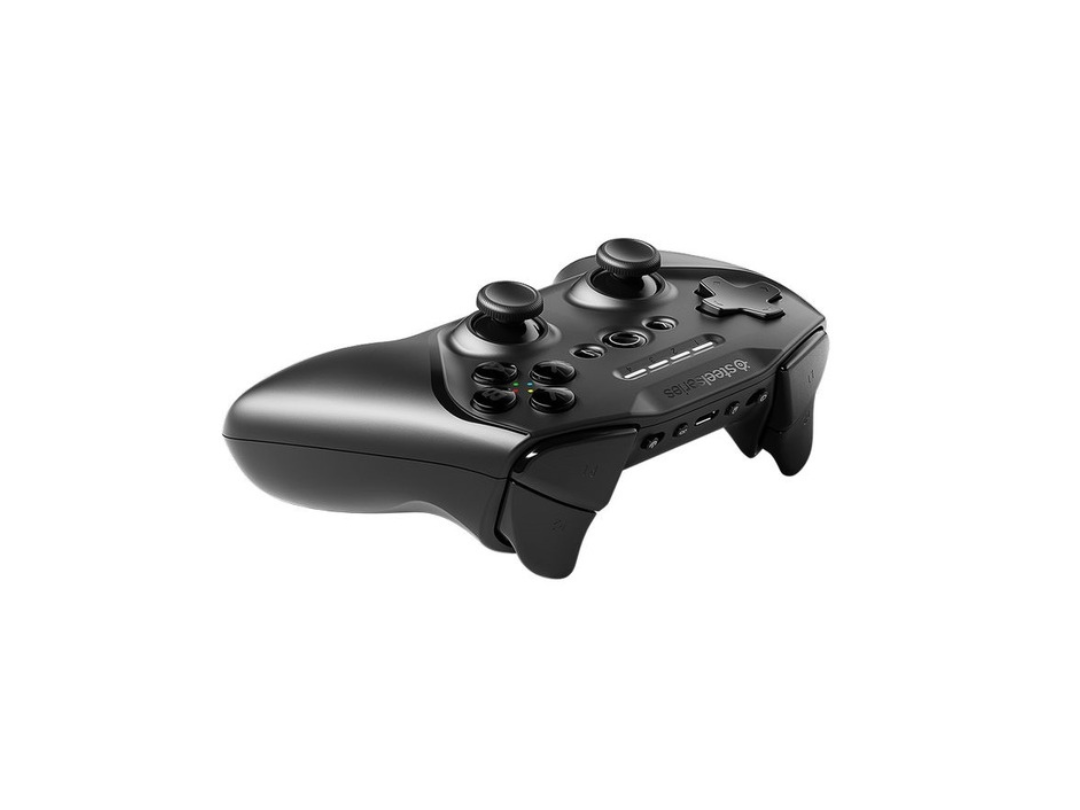 وحدة تحكم لاسلكية متعددة المنصات SteelSeries Stratus Duo Gamepad (لأجهزة الكمبيوتر التي تعمل بنظام Windows والأجهزة المحمولة التي تعمل بنظام Android)