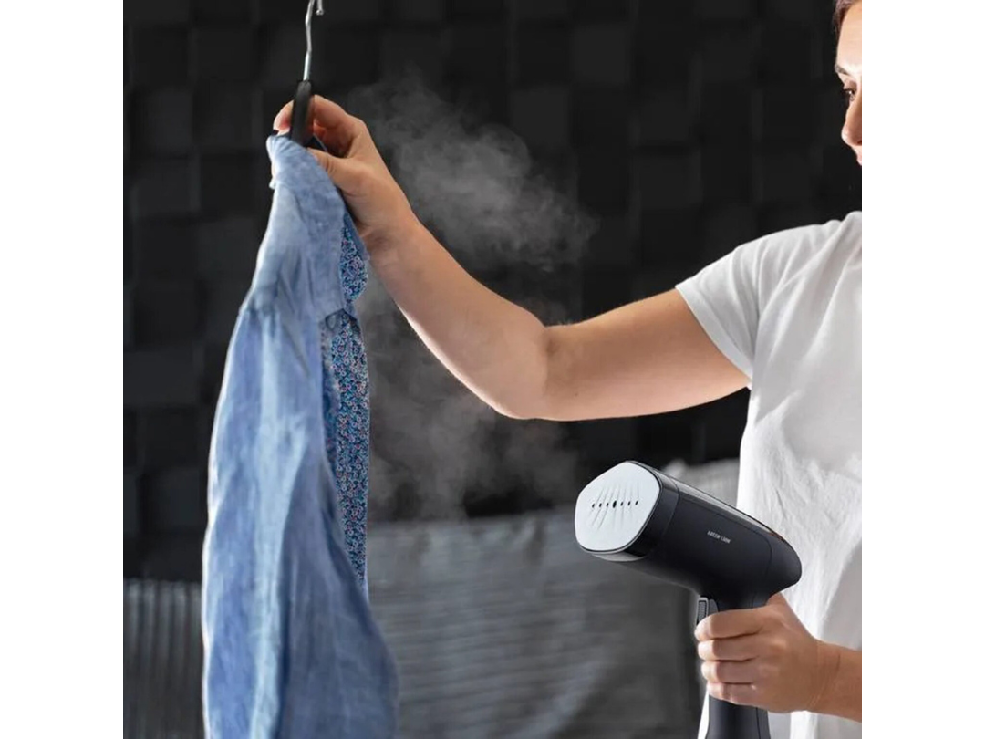 Green Lion1500W Garment Steamer with 300ML Water Tank and 15 Seconds Rapid Heating,  Steam Mate X – Black