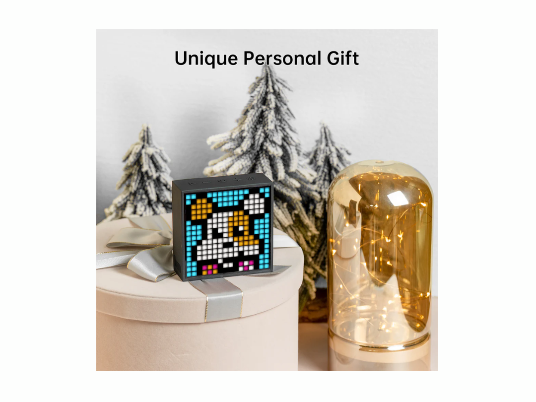 Divoom Timebox-Evo Pixel Art Bluetooth Speaker with 16x16 DIY LED Animation Display Alarm Clock Box - Black Divoom Timebox-Evo Pixel Art Bluetooth Speaker with 16x16 DIY LED Animation Display Alarm Clock Box - Black