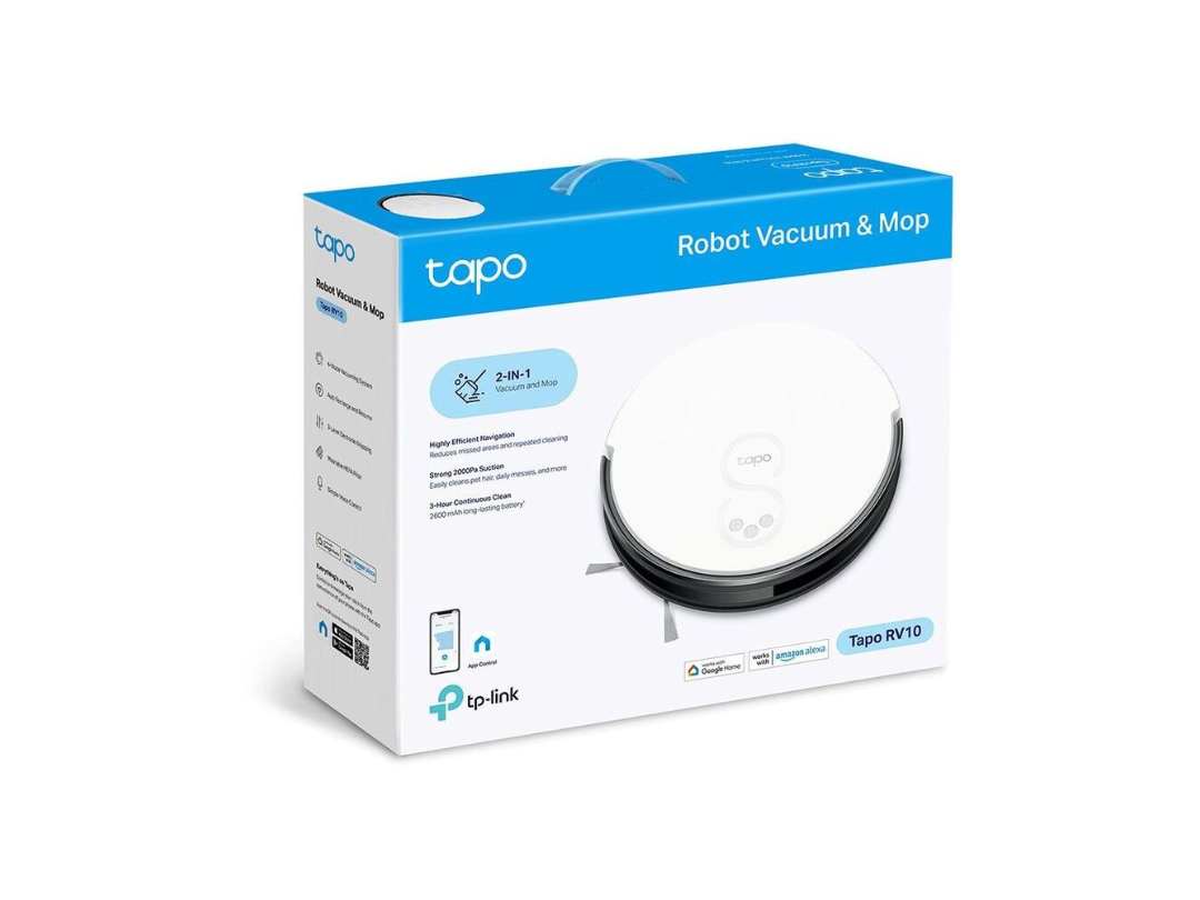 روبوت المكنسة الكهربائية والممسحة TAPO RV10 من TP-Link