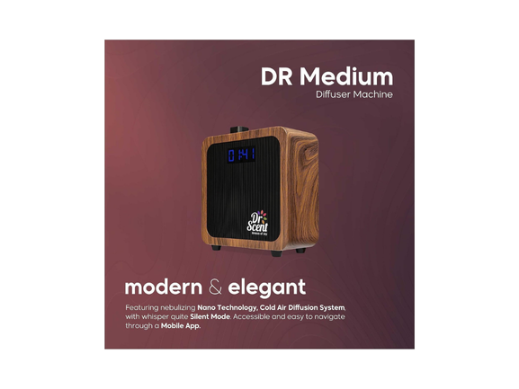 Dr Scent Fragrance Diffuser DS Brown Wood Medium – Elegant & Soothing