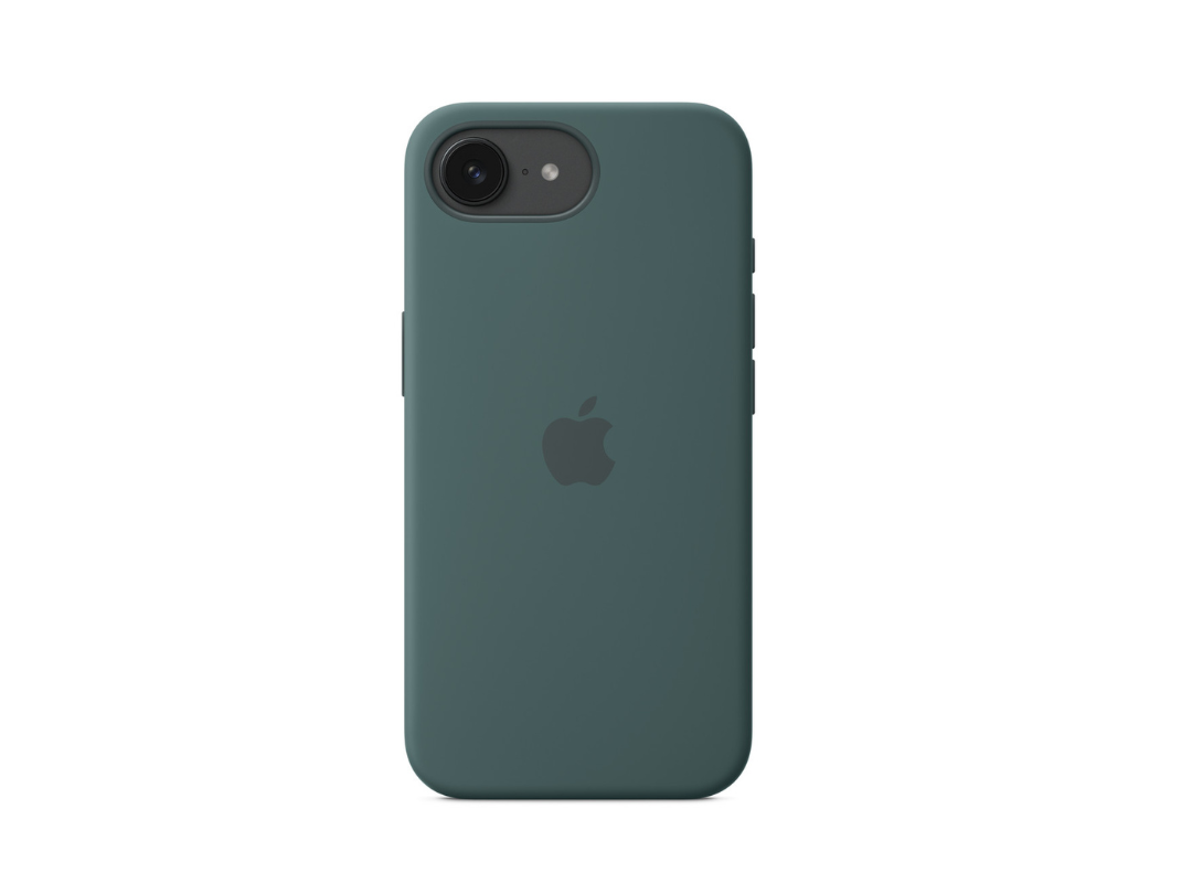 Apple iPhone 16e Silicone Case – Lake Green - Same Day Delivery Qatar